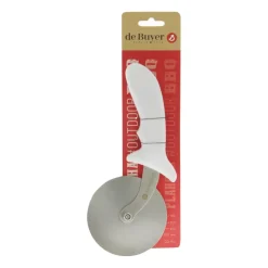 Clearance De Buyer pizza cutter , Stainless steel GreyWhite