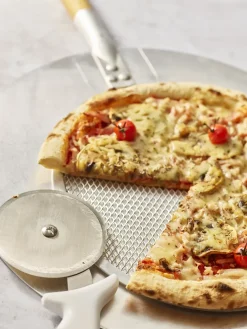 Baking & Pizza Stones^De Buyer pizza grilling tray aluminum, Ø31 cm Grey