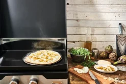 Hot De Buyer pizza plate carbon steel, Ø32 cm Black