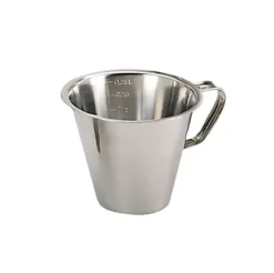 Measuring Spoons, Cups & Jugs^De Buyer small measuring cups, 0.25 l Silver-coloured