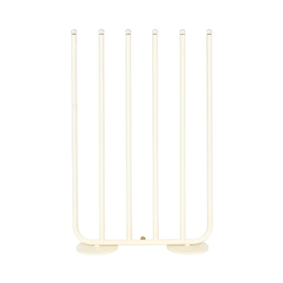 Advent Lights^Konsthantverk December 6 advent candlestick, Frost White