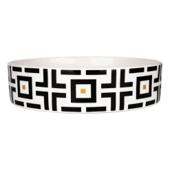 Salad Bowls^Carolina Gynning DECO bowl 1.5 liter, White-black BlackWhite