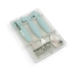 Children's Cutlery^Done by deer Deer Friends Easy-grip cutlery set 3 pieces, Blue
