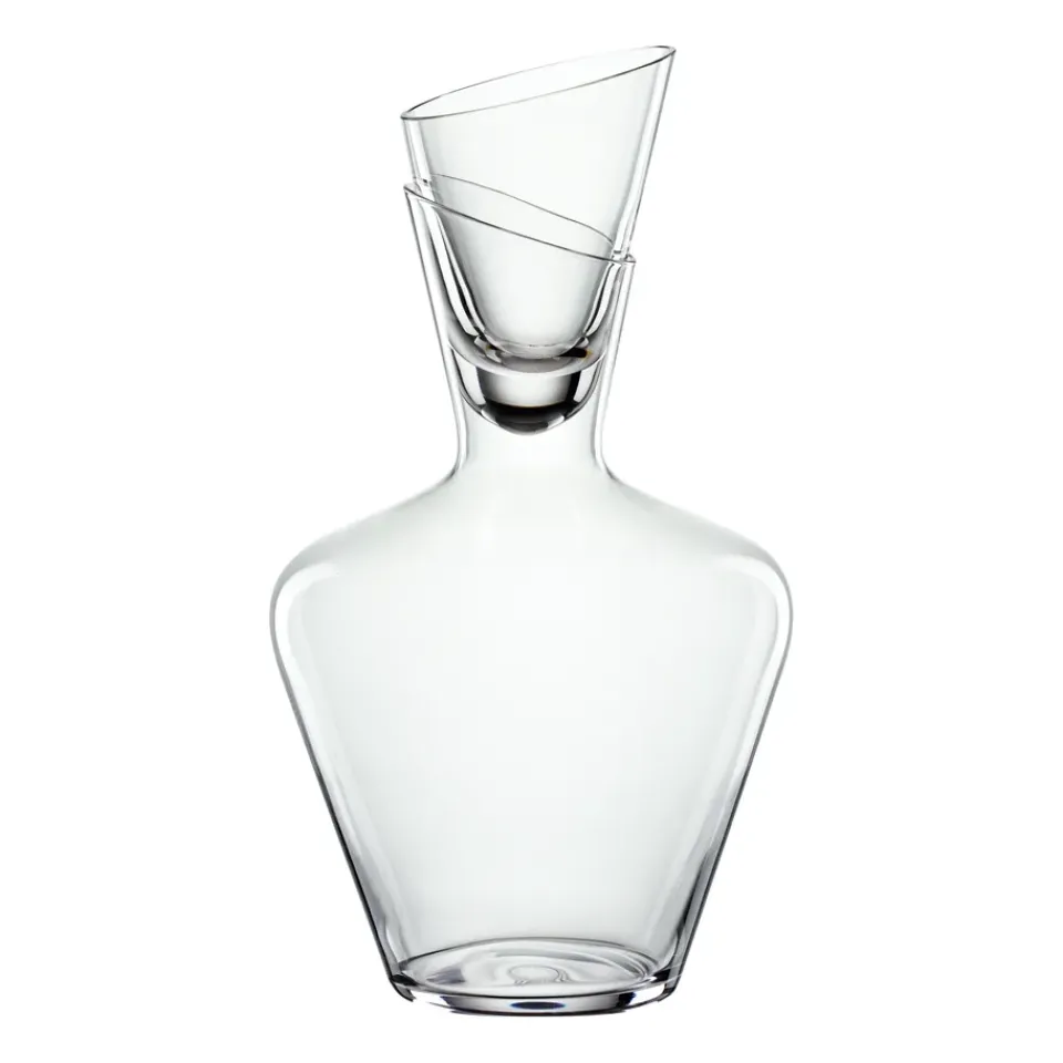 Clearance Spiegelau Definition wine carafe with prop 1 liter, Clear Transparent