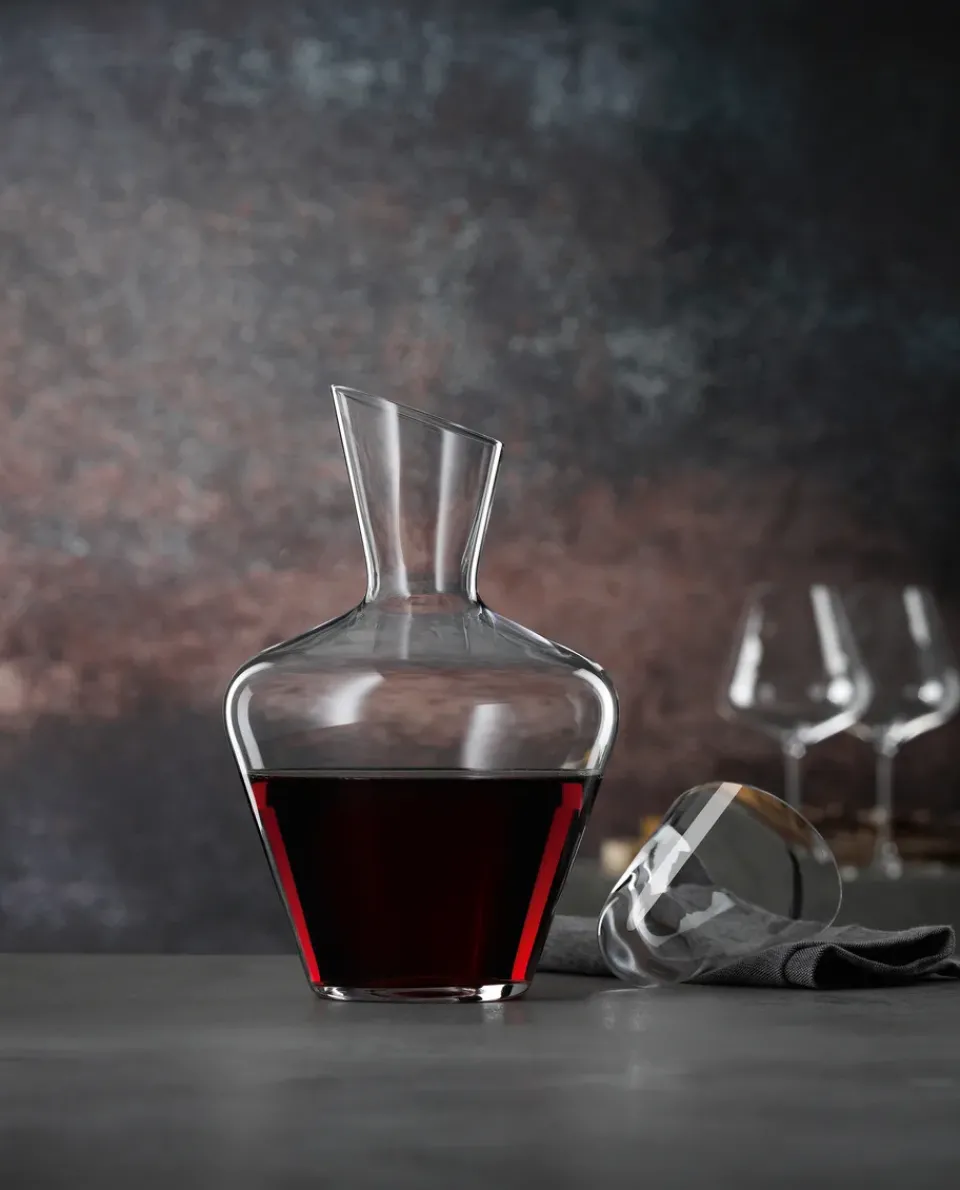 Clearance Spiegelau Definition wine carafe with prop 1 liter, Clear Transparent