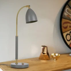 Desk Lamps^Belid Deluxe table lamp, warm , brass Grey
