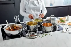 Outlet Demeyere Atlantis 7 pot low stainless steel, 4 L Silver-coloured