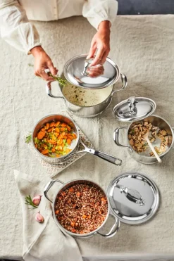 Cooking Pots & Casserole Dishes^Demeyere Atlantis 7 pot low stainless steel, 1.5 L Silver-coloured