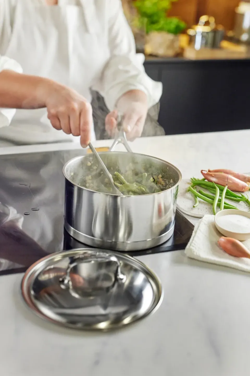 Discount Demeyere Atlantis 7 saucepan with lid, 2.2 L Silver-coloured
