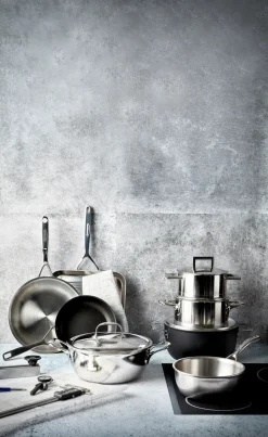 Saucier & Sauté Pans^Demeyere Atlantis 7 serving pan stainless steel, 4.8 L Silver-coloured