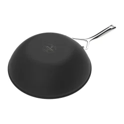 Woks^Demeyere Black 5 wok pan stainless steel, Ø30 cm Silver-coloured