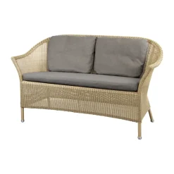 New Cane-line Derby/Lansing back cushion for chair/sofa, Natté taupe Brown
