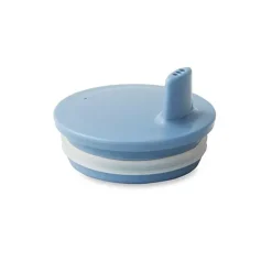 Plastic Cups^Design Letters beak lid to melamine cup, Blue