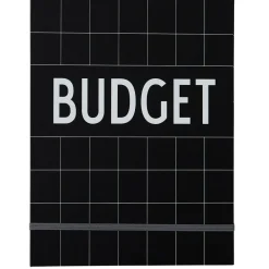 Calendars & Notebooks^Design Letters budget book, Black
