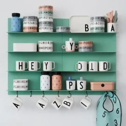 Clearance Design Letters children's cutlery melamine, Nude Beige
