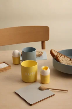 Online Design Letters egg cup 2-pack, Hello- Yellow