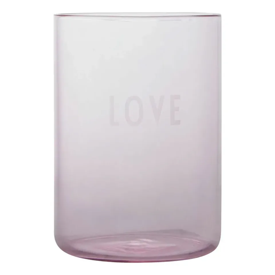 Drinking Glasses & Tumblers^Design Letters favourite glass 35 cl, Love-rose Pink