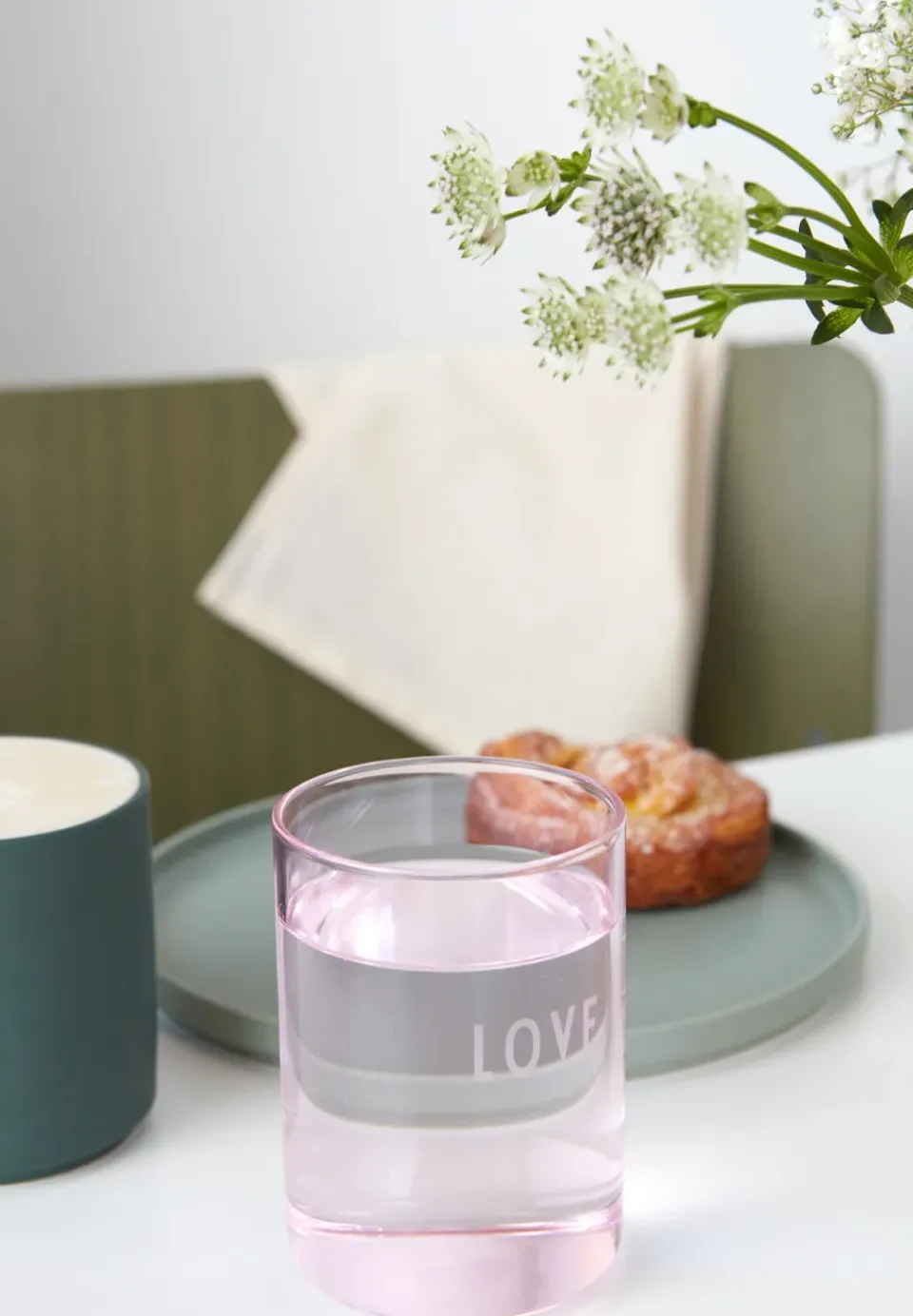 Drinking Glasses & Tumblers^Design Letters favourite glass 35 cl, Love-rose Pink