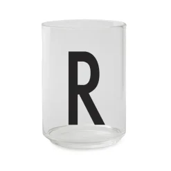 Clearance Design Letters glass, R Transparent