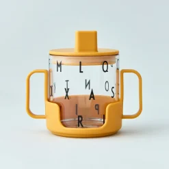 Children's Glasses|Other Glasses^Design Letters handle for tritan glass, Mustard Yellow