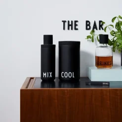 Ice Buckets^Design Letters ice bucket, 19.5 cm Black