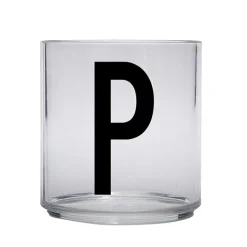 Plastic Glasses^Design Letters Kids glass, P Transparent