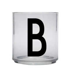 Outlet Design Letters Kids glass, B Transparent
