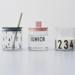 Clearance Design Letters Kids Personal tritan glass, 123 Transparent