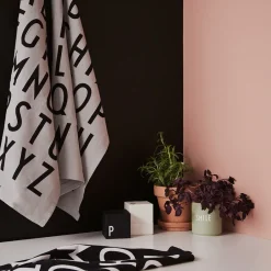 Kitchen Tea Towels^Design Letters kitchen towel 40x60 cm 2-pack, Black