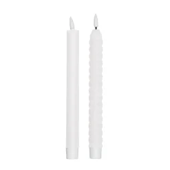 Clearance Design Letters LED candle 2-pack, Off White
