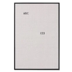 Bulletin & Pin Boards^Design Letters letter board A2, grey Black