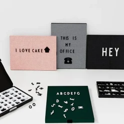 Clearance Design Letters letter board A4, dark Grey
