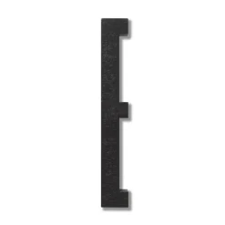 New Design Letters letter, E Black