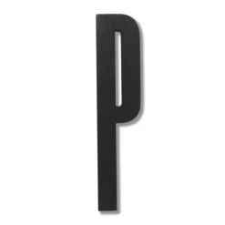 Children's Room Accessories|Children's Room Accessories^Design Letters letter, P Black
