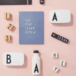 Discount Design Letters lunch box, A White