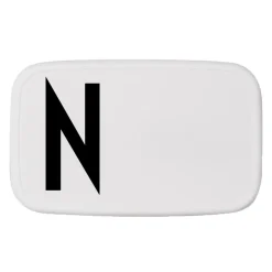 Sale Design Letters lunch box, N White