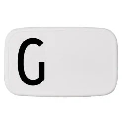 Outlet Design Letters lunch box, G White