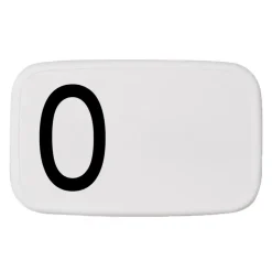 Lunch Boxes & Food Containers^Design Letters lunch box, O White