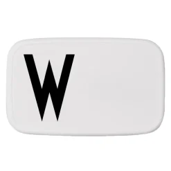 Best Design Letters lunch box, W White