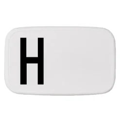 Discount Design Letters lunch box, H White