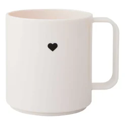Online Design Letters Mini Love cup with handle, White