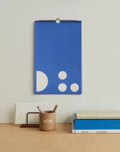 Calendars & Notebooks^Design Letters monthly calendar, Cobalt Blue