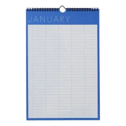 Calendars & Notebooks^Design Letters monthly calendar, Cobalt Blue