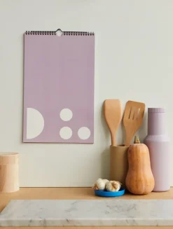 Calendars & Notebooks^Design Letters monthly calendar, Lavender Purple