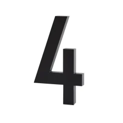 Children's Room Accessories|Children's Room Accessories^Design Letters numbers aluminum 50 mm, 4 Black