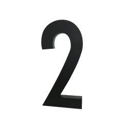 Children's Room Accessories|Children's Room Accessories^Design Letters numbers aluminum 50 mm, 2 Black
