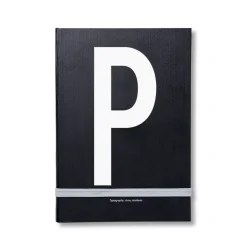 Outlet Design Letters personal notebook, P Black