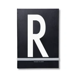Best Design Letters personal notebook, R Black