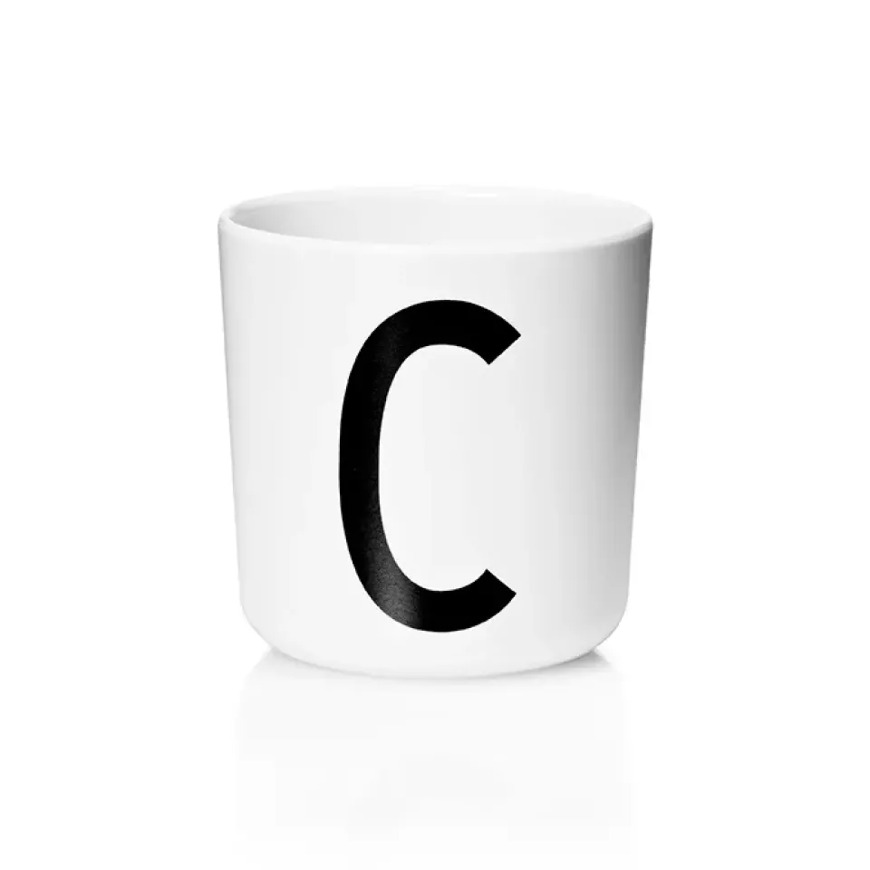 Outlet Design Letters personlised cup eco, C White