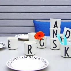 Clearance Design Letters personlised cup eco, F White